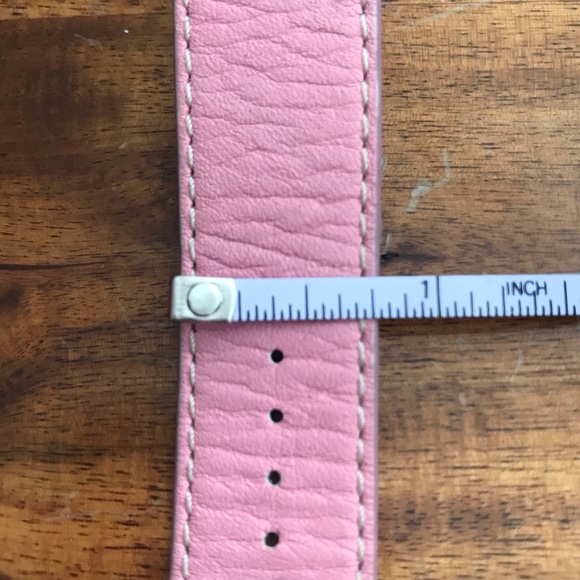 Fossil Pink Leather Monogram Band - Picture 4 of 6